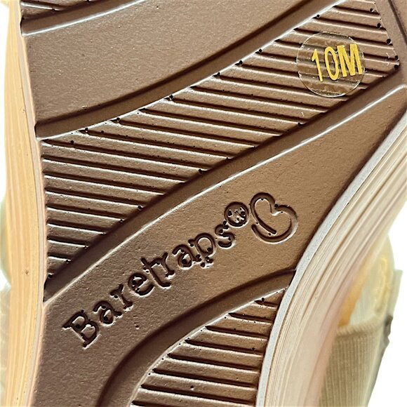 BareTraps Women's Strappy Wedge Sandals Size 10M Gray Metallic - Picture 9 of 10